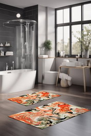 Mijölnir Juego de alfombrillas de baño CT-5042 Multicolor